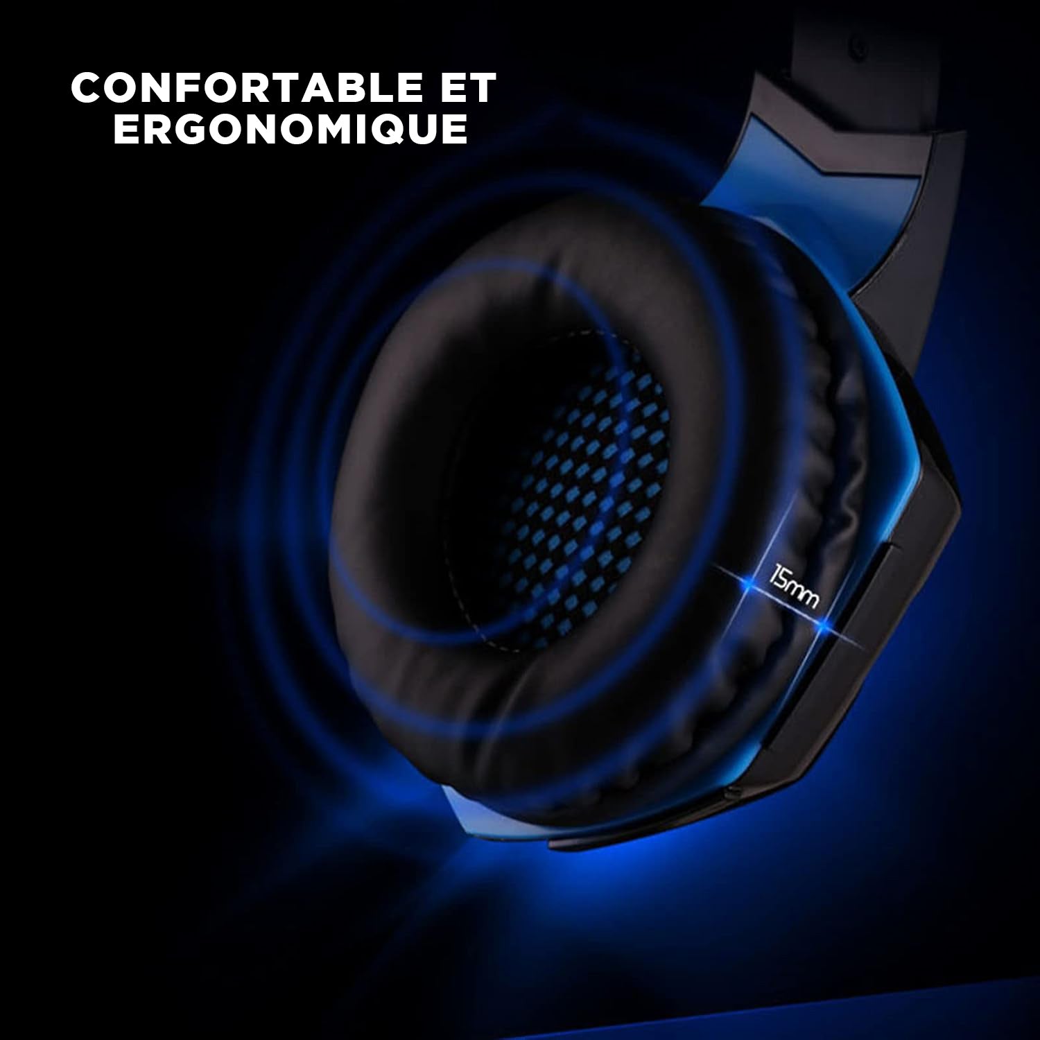 Casque Gaming Réduction de Bruit Compatible PC & Consoles