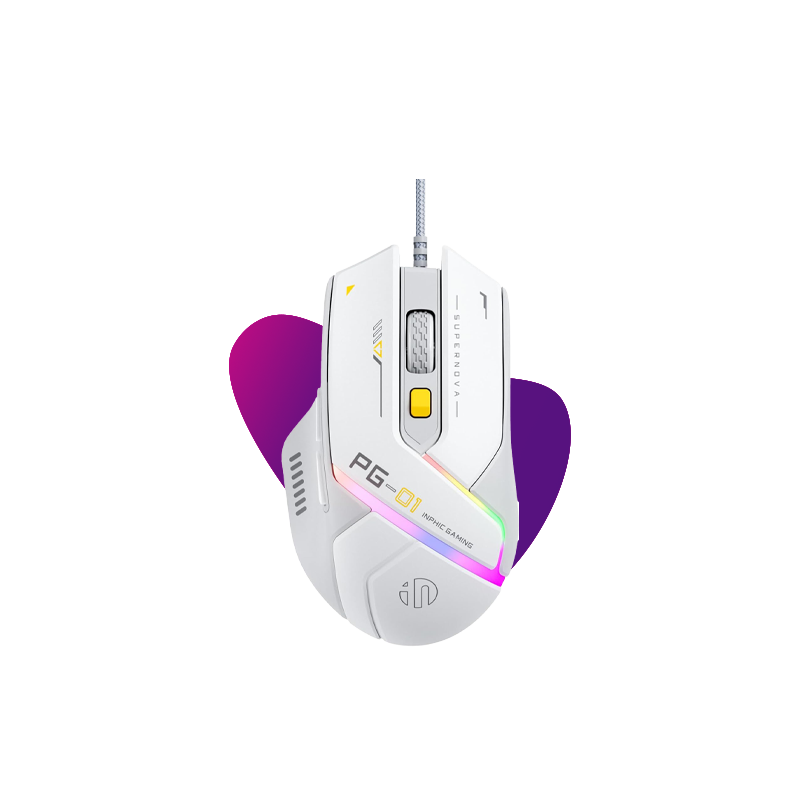 Souris Gaming PG-01 - RGB et DPI 12800 Ajustable